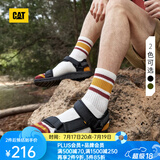 CAT卡特凉鞋沙滩鞋男鞋户外休闲工装风舒适凉鞋HEATWAVE 黑色 41