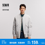 森马棉服男防水防油防污防风冬装厚飞行员棒球领夹克109724112101