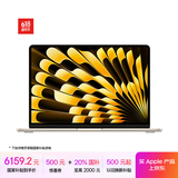 Apple/苹果AI笔记本/2024MacBookAir13.6英寸M3(8+10核)16G 512G 星光色电脑MXCU3CH/A