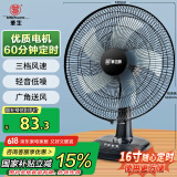华生（Wahson）电风扇/台扇/低音风扇/16吋大风量家用办公电扇交流定频风扇 WS-A1603