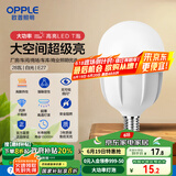 欧普（OPPLE）LED灯泡节能灯泡E27大螺口家用商用摆摊大功率厂房工矿灯28瓦白光