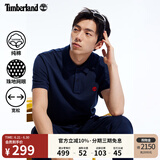 添柏岚（Timberland）官方男装短袖POLO衫夏季休闲通勤透气宽松|A62T5 A62T5433/深宝石蓝 XL 185/120A