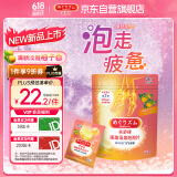 花王（KAO）美舒律碳酸温泉泡泡片足浴泡脚球(唤醒活力)泡脚包 5片柚子香型
