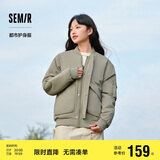 森马棉服男防水防油防污防风冬装厚飞行员棒球领夹克109724112101