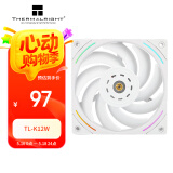 Thermalright(利民) TL-K12W 12CM 性能级风压扇 2150转速PWM S-FDB V2轴承 三次元动平衡 12cm机箱风扇