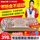 Smart VK 甩脂机懒人律动机抖抖机美腰美腿震肚子瘦神器塑形家用健身器材 土豪金/50级动力/极速超燃/拉绳 可遥控