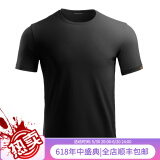 龙牙【满2件-100】三代秘纤速干圆领短袖T恤男夏季战术百搭战术户外半 极夜黑（圆领） L 180/100A(155-175斤)
