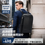 博牌bopai双肩包男头层牛皮背包商务15吋电脑包旅行大学生书包