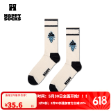 Happy Socks春夏款袜子女男袜多巴胺运动新年棉袜中筒袜 冰激淋 1双 M 36-40