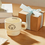 茶沿陶瓷马克杯下午茶咖啡杯复古高颜值水杯茶杯办公室杯子陶瓷杯送礼