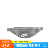 耐克（NIKE）男女腰包 单肩包斜挎包胸包休闲包DB0490-084 灰色