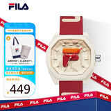 斐乐（FILA）手表女新年锦鲤配色情侣款运动时尚腕表男 FLM38-6105-040