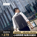 XDDESIGN防盗背包男双肩包休闲简约通勤书包商务电脑包original（经典） 灰色