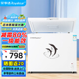 荣事达（Royalstar）冰柜商用大容量全冷冻卧式冰柜家用冷藏冷冻两用冷柜双温商用大冰柜冷冻柜展示柜 【高性价比】338升单温白色微霜【一级能效】