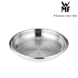 WMF福腾宝不锈钢蒸格蒸笼锅具配件通用蒸屉 高压锅有孔蒸+支架 可配中华炒锅28cm嵌入