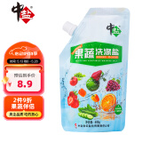 中盐 果蔬洗涤盐400g【食品级 去污】 清洁去味 
