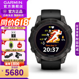 佳明（GARMIN）Fenix7系列飞耐时7户外运动智能手表血氧心率登山滑雪跑步送男友 F7 Pro旗舰版-黑色