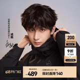 伯希和（Pelliot）【经典2.0】山野冲锋衣三合一男女外套春户外夹克抓绒防风登山服 【男款】曜石黑/两件套 L