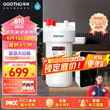 GOOTHO大白瓶前置过滤器 全屋家用自来水过滤净水器大通量大蓝瓶中央过滤通用滤芯除余氯阻垢 智慧大白瓶- 【智能换芯提醒】
