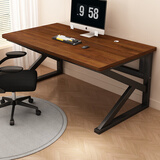 雅美乐电脑桌电竞桌 加厚实木芯电脑桌办公桌子学习书桌 简易写字工作台