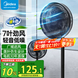 美的（Midea） 电风扇 家用风扇7叶落地扇立式轻音节能大风量电扇台扇迷你扇台立两用转页扇 【台立两用丨7叶劲风 】SAF30AB 家用落地扇