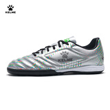 卡尔美（KELME）成人足球鞋男比赛TF碎钉球鞋学生透气防滑球鞋873701 银色 42