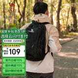 骆驼（CAMEL）户外防水登山包大容量徒步旅行双肩书包男女专业休闲运动包纯黑