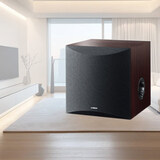 雅马哈（YAMAHA） 低音炮 有源重低音8吋音响 家用客厅 NS-SW050【100W】胡桃木色 主机+低音炮线
