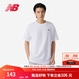 NEW BALANCE NB 官方短袖T恤男款运动休闲百搭纯色打底圆领上衣 WT MT41509 L