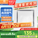 金羚（JINLING）排气扇换气扇厨房卫生间集成吊顶大功率排风 BPT10-23-2G