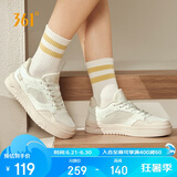 361°运动鞋女苏打3春夏季透气情侣复古厚底休闲板鞋子女682516626-3