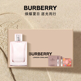 博柏利（BURBERRY）红粉恋歌女士礼盒(香水50ml+1.5ml*2+沐浴球*1) 节日送生日礼物