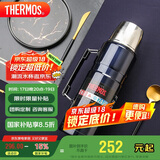 膳魔师（THERMOS）保温壶2000ml大容量高真空不锈钢户外旅行保冷保温瓶SK-2020 蓝色
