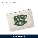 RALPH LAUREN 拉夫劳伦 经典Ralph's Coffee拉链手袋RL80124 100-白色 ONE