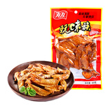 有友泡椒鸡脚筋休闲零食鸡肉小吃熟食品肉类办公室即食肉干下酒菜1 卤香鸡翅65g*6