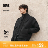 森马棉服男防水防油防污防风冬装厚飞行员棒球领夹克109724112101