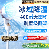 NIYEVN【400平全屋降温丨冷风专利】电风扇静音卧室超静音一级能效风扇制冷空调扇家用落地扇空气循环扇 松下白-制冷霸主-300m全域降温-千万离子小米白