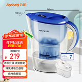 九阳（Joyoung）过滤净水器 家用滤水壶 净水壶 3.5L(蓝色）四重过滤 智能换芯提醒 B05E一壶7芯