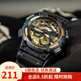卡西欧（CASIO） 运动手表男太阳能双显防水夜光运动电子学生表送男友女友礼物 AEQ-110BW-9A电子