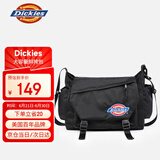 Dickies斜挎包男士邮差包女DK休闲单肩包学生轻便书包帆布包大容量挎肩包