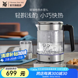 WMF福腾宝不锈钢 玻璃可调温电茶壶烧水壶保温茶壶电热水壶 1L