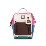 出走lucky house 原创小众学生大容量双肩包女生休闲电脑包书包旅行包 复古曲奇饼