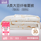 罗莱儿童家纺A类亲肤大豆夏凉被双人空调被可水洗220*250cm