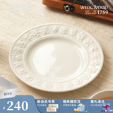 WEDGWOOD欢愉假日餐盘陶瓷餐盘家用菜盘情侣餐具套装奢礼速达 欢愉假日象牙白色27cm盘 1头