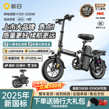 新日（Sunra）上市品牌新国标折叠电动自行车铝合金代驾电动车锂电池助力电瓶车户外超长续航汽车级动力电芯 豪华16减震/进口级A品电芯40A纯电≤120km