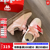 KAPPA卡帕女鞋厚底滑板鞋子女2024夏季新款运动休闲鞋软底德训鞋小粉鞋 奶茶粉 36
