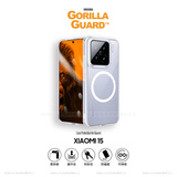 猩球卫士高级感光学透明壳适用小米15磁吸手机壳全包软边Xiaomi 15防摔保护套高端亮面简约外壳硬还原裸机