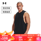 安德玛（UNDERARMOUR）春夏Sportstyle 男子训练运动背心父亲节礼物1329286 黑色001 M