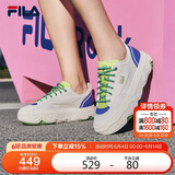 FILA斐乐官方【杨幂同款】女ROCK摩登帆布鞋2025春夏时尚休闲运动鞋