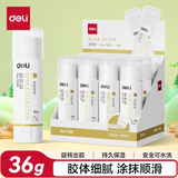 得力（deli） 胶棒固体胶大号办公财务胶水儿童幼儿园手工课强力胶水学生用高粘度固体胶棒 7103S【时尚速干】36g 12支装